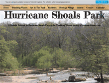 Tablet Screenshot of hurricaneshoalspark.org